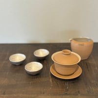 甚秋  伊藤成二  Jinshu  Seiji Ito  子鹿色 蓋碗  　ST0764