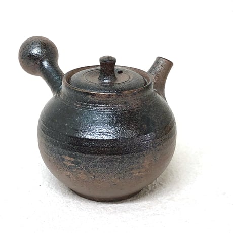 北條 Hokujo 黒窯変 茶注　ST0585
