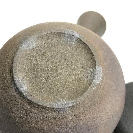 千葉光広 Mitsuhiro Chiba 焼き締め ノタ打ち窯変 急須　ST0194
