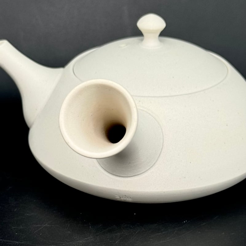 藤田德太 Tokuta Fujita 白急須 ST0852 | TOKONAME ISOBE