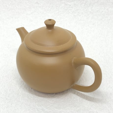 片山白山 Hakusan Katayama 黄泥  後手急須　ST0458