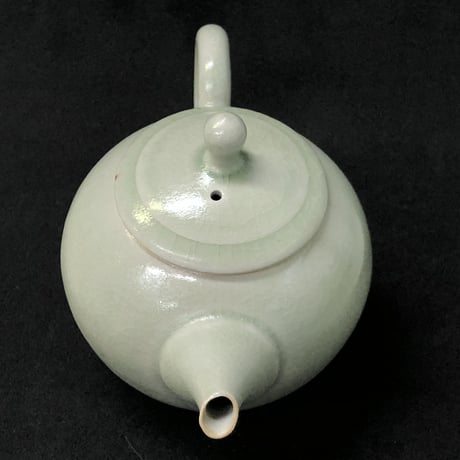 千葉光広 Mitsuhiro Chiba 灰釉 印籠蓋 後手急須　ST0187