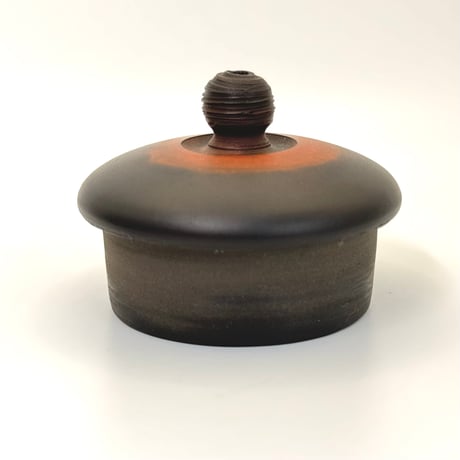 村越風月 Fugetsu Murakoshi 窯変茶銚【日本煎茶工芸展入選作】 木箱入　ST0732