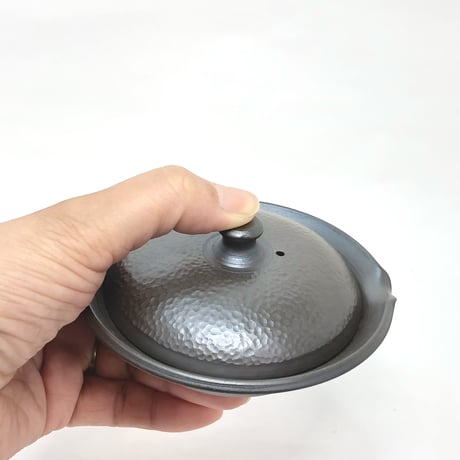 伊藤雅風 Gafu Ito 黒泥 打出紋 絞り出し　ST0260