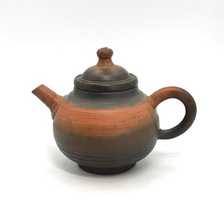 村越風月 Fugetsu Murakoshi 梨皮窯変 茶銚 木箱入　ST1135