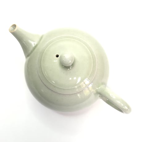 千葉光広 Mitsuhiro Chiba 灰釉 印籠蓋 後手急須　ST0123