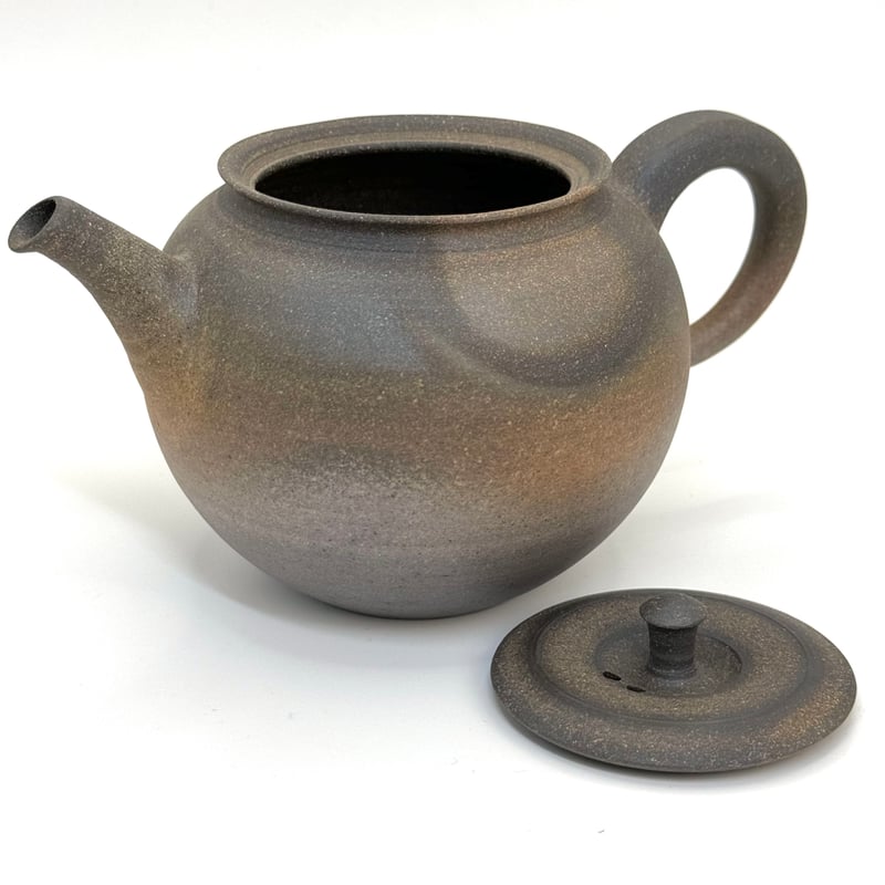 水野陽景 Yokei Mizuno 焼締窯変ポット（丸小） ST0728 | TOKONAM