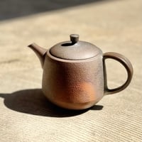 千葉光広 Mitsuhiro Chiba 窯変 鉄化粧 後手急須　ST1068