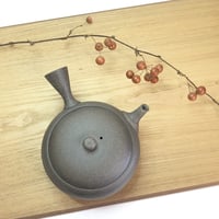水野博司 Hiroshi Mizuno 焼き締め 大平丸急須　ST0144