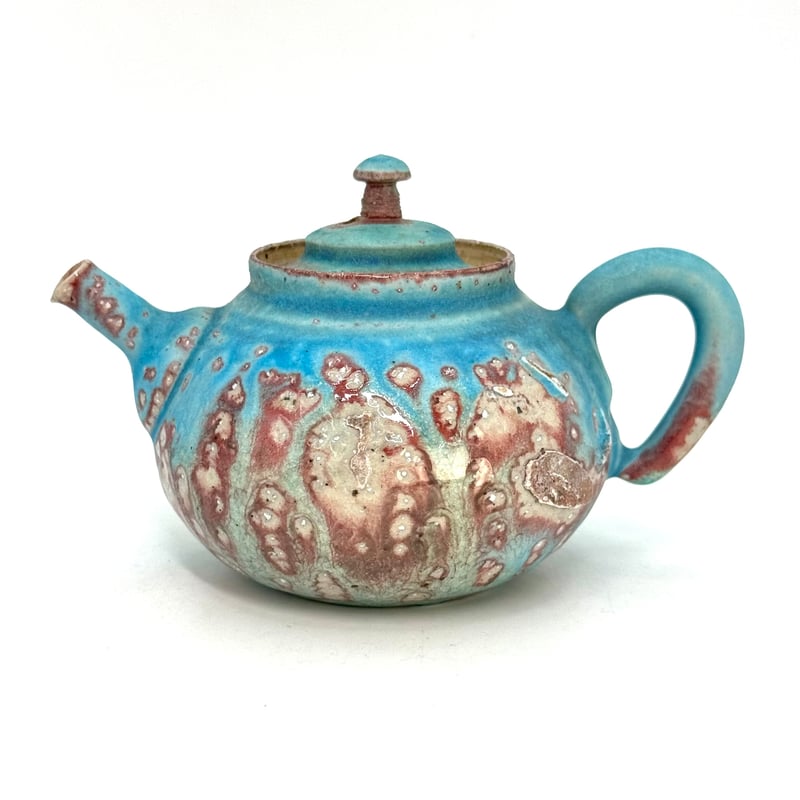 山田想 So Yamada 青 後手急須 木箱入 ST1015 | TOKONAME