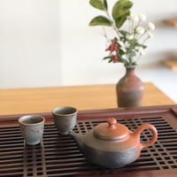 村田益規Yoshiki Murata  窯変 後手急須　ST0386