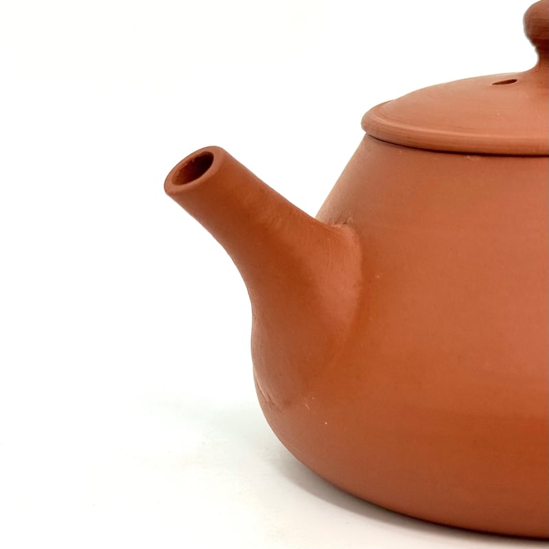 山田陶山 Tozan Yamada 朱泥 後手茶注 ST0964 | TOKONAME ISO