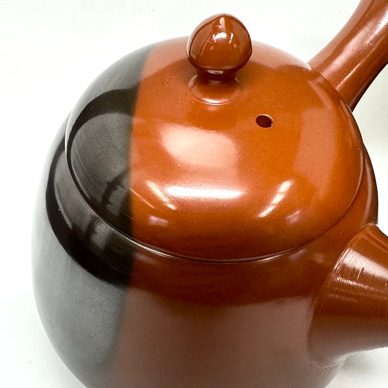 吉川雪堂 Setsudo Yoshikawa 窯変 印籠蓋 急須 木箱入 ST0679 |