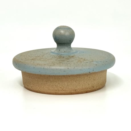 甚秋  伊藤成二  Jinshu  Seiji Ito  空色 嵐絞り 茶壺 　ST0725