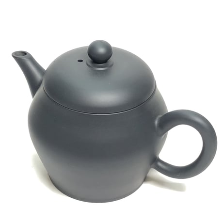 伊藤雅風 Gafu Ito 黒マット 印籠蓋 後手急須　ST0164
