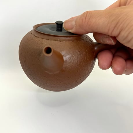 水野陽景 Yokei Mizuno  烏泥南蛮蓋黒茶注（カメ型） ST0761