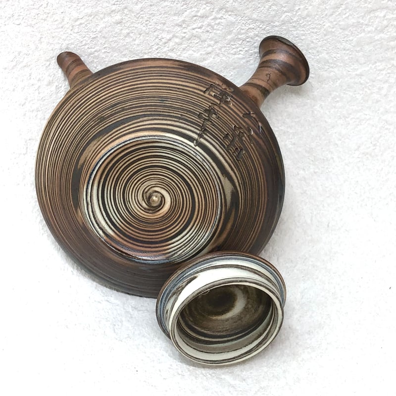 小西洋平 Yohei Konishi 薪窯 練り込み 茶注 ST0580 | TOKONAME