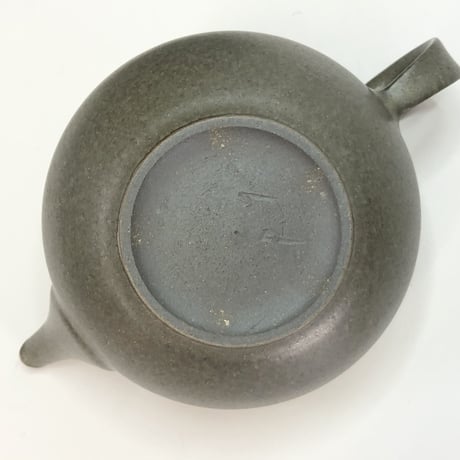 千葉光広 Mitsuhiro Chiba 黒灰 印籠蓋 後手急須　ST0190