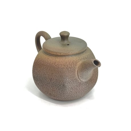 甚秋  伊藤成二  Jinshu  Seiji Ito  窯変 嵐絞り茶壺　ST1072
