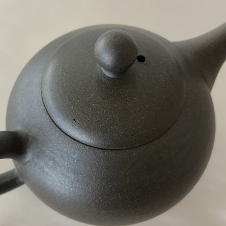 千葉光広 Mitsuhiro Chiba 黒 印籠蓋 後手急須　ST0026