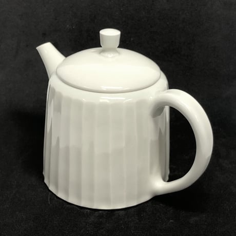 千葉光広 Mitsuhiro Chiba 透明釉 印籠蓋 しのぎ 後手急須　ST0186