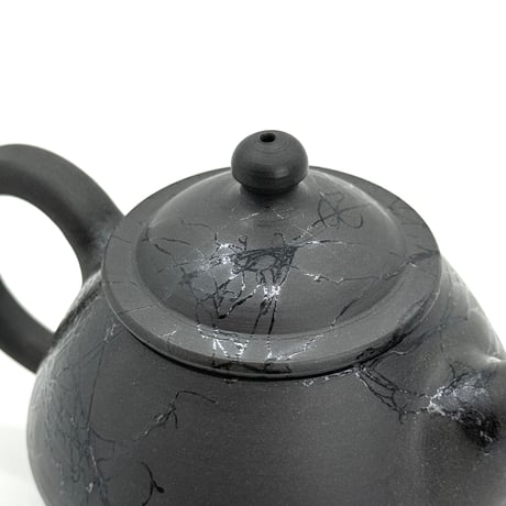北條 Hokujo 黒藻掛け茶注 木箱入　ST0809