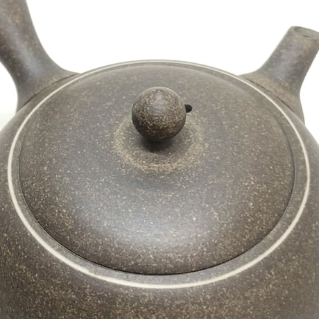 水野博司 Hiroshi Mizuno 焼き締め 象嵌 丸型 急須　ST0227