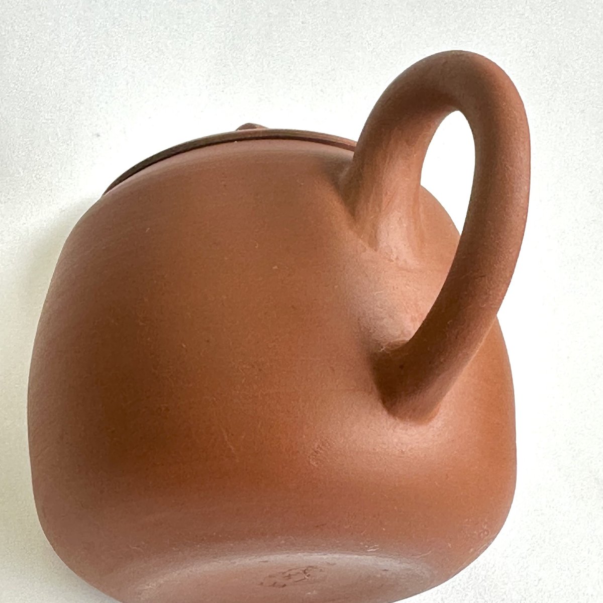 山田義力 特大壺 山田陶山 Tozan Yamada 本朱泥 後手急須 ST0628 | TOKONAME I