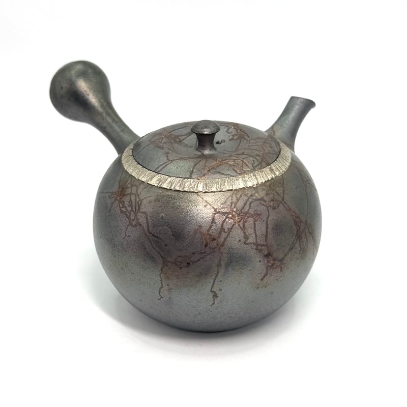 藤田德太 Tokuta Fujita 藻掛 飛鉋 銀彩 急須 ST1030 | TOKONAM