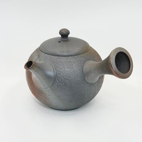 千葉光広 Mitsuhiro Chiba 窯変鉄化粧丸型急須　ST0765