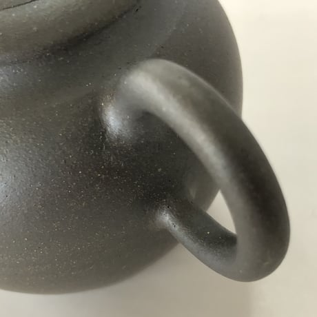 千葉光広 Mitsuhiro Chiba 黒 印籠蓋 後手急須　ST0047