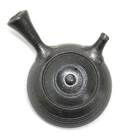 北條 Hokujo 黒窯変 茶注　ST0584