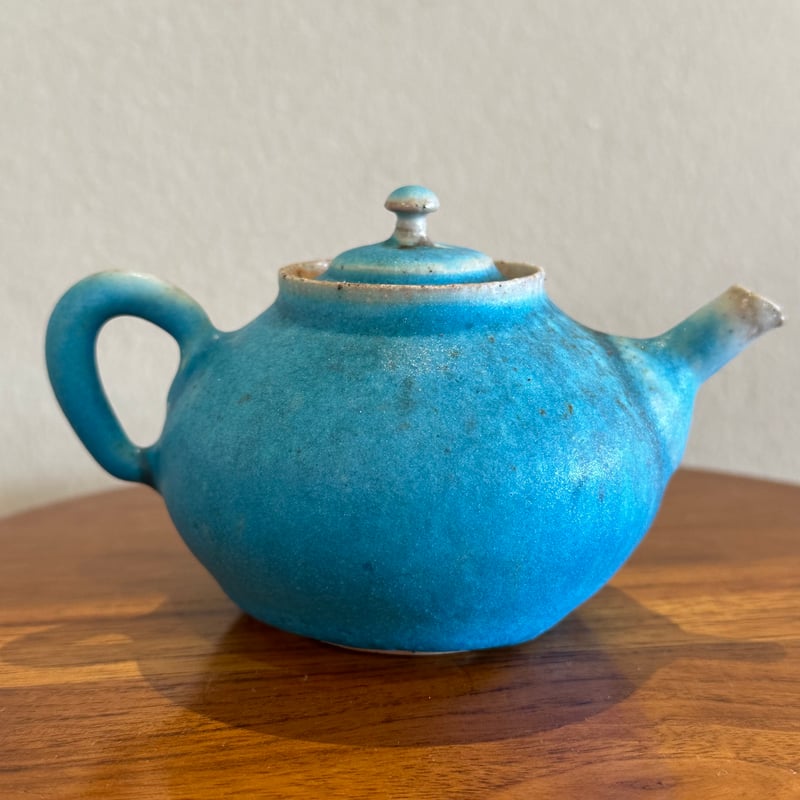 山田想 So Yamada 青 後手急須 木箱入 ST0699 | TOKONAME I