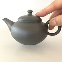 千葉光広 Mitsuhiro Chiba 黒 印籠蓋 後手急須　ST0004