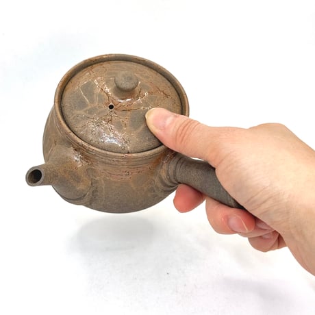 谷川仁 Hitoshi Tanikawa 炭化藻掛け 茶注　ST1038