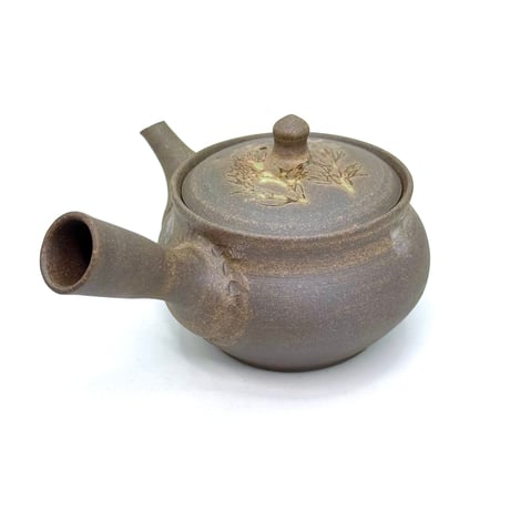 谷川仁 Hitoshi Tanikawa 炭化金葉 茶注　ST0934