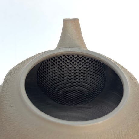 甚秋  伊藤成二  Jinshu  Seiji Ito  嵐絞り茶壺　ST1089