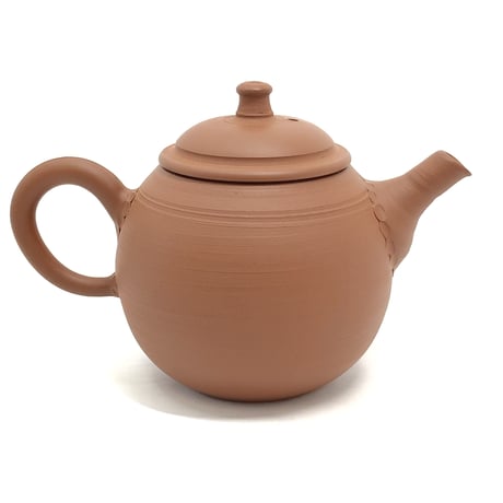 伊藤雅風 Gafu Ito 朱泥 印籠蓋 茶銚　ST0317