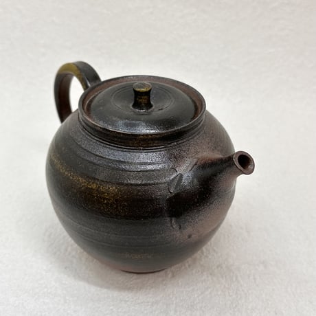 北條 Hokujo 黒窯変 茶注　ST0587