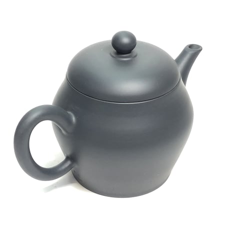 伊藤雅風 Gafu Ito 黒マット 印籠蓋 後手急須　ST0164