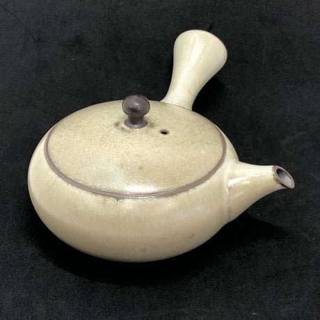 千葉光広 Mitsuhiro Chiba チタン釉  平丸急須　ST0574