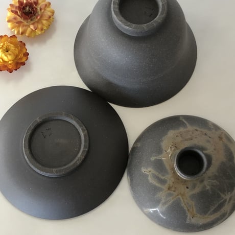伊藤雅風 Gafu Ito 藻掛け 蓋碗 L 皿付　ST0010