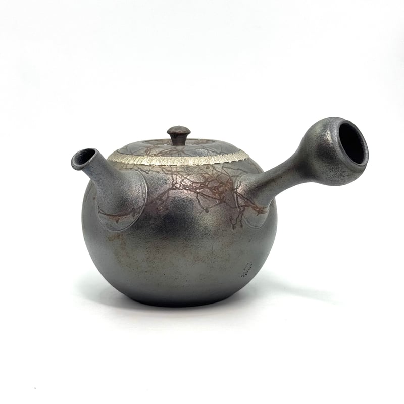 藤田德太 Tokuta Fujita 藻掛 飛鉋 銀彩 急須 ST1030 | TOKONAM