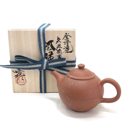 北條 Hokujo 本朱泥 南蛮 後手茶注　ST0419
