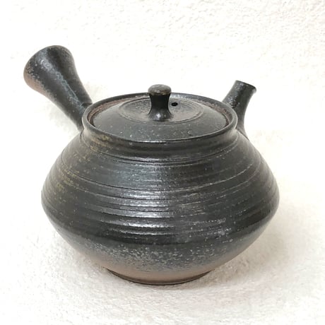 北條 Hokujo 黒窯変 茶注　ST0584