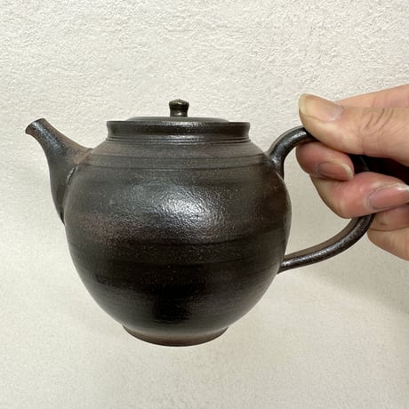 北條 Hokujo 黒窯変 茶注　ST0587