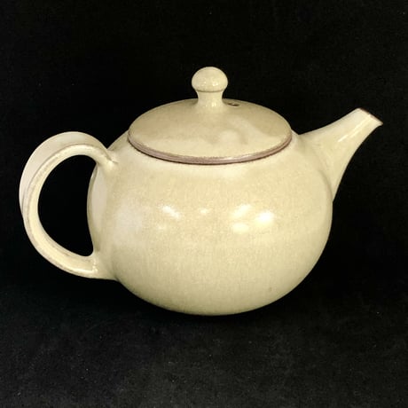 千葉光広 Mitsuhiro Chiba チタン釉 印籠蓋 後手急須　ST0217