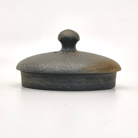 千葉光広 Mitsuhiro Chiba 窯変鉄化粧丸型急須　ST0765