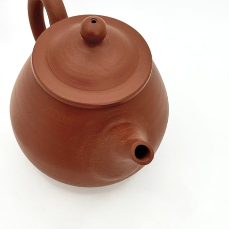 北條 Hokujo 朱泥茶注 木箱入　ST0810