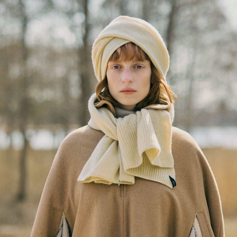 chisaki チサキ　2024Yunca ストールbeige　 新品未使用 Yunca stole | chisaki